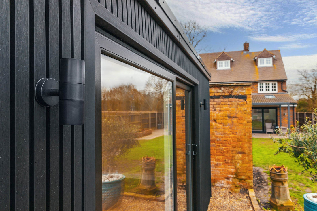 Black Composite Cladding to Make Your Garden Room Look Beautiful - Tuda Grass