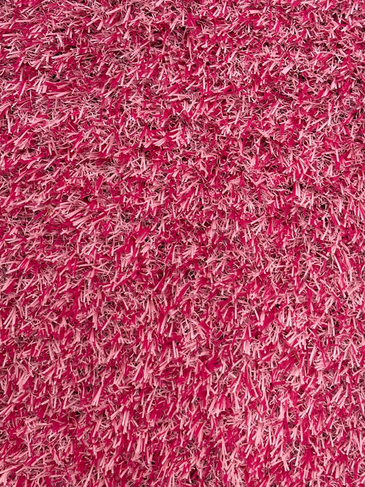 Pink Artificial Grass Sample