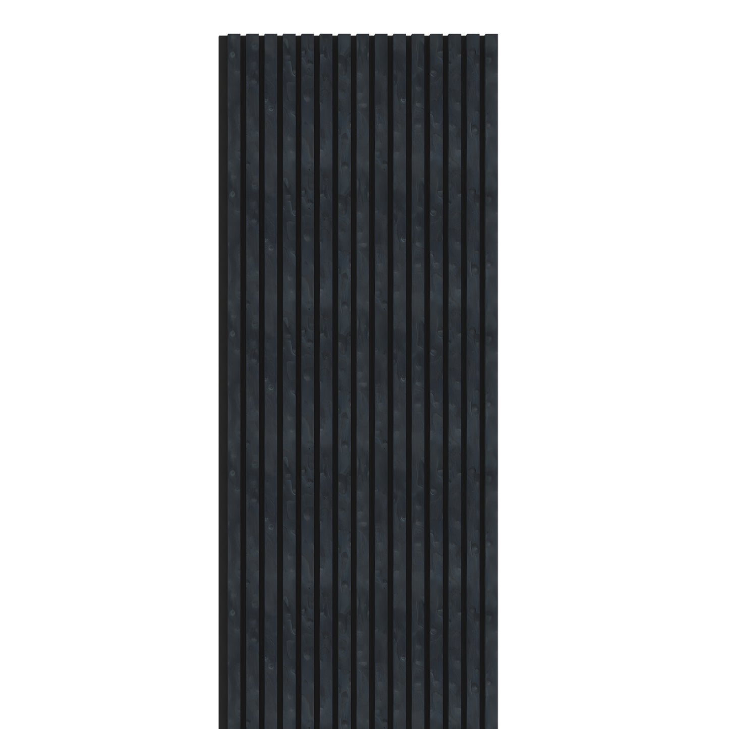 Blue Acoustic Wood Wall Panel Thin Slat Series 1 - 240x60cm