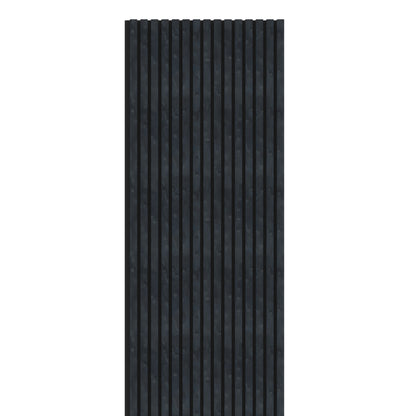 Blue Acoustic Wood Wall Panel Thin Slat Series 1 - 240x60cm