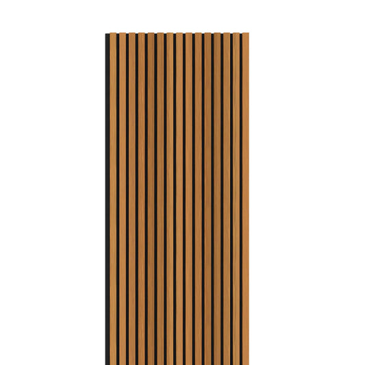 Maple Vintage Acoustic Wood Wall Panel Thin Slat Series 1 - 240x60cm - Tuda Grass