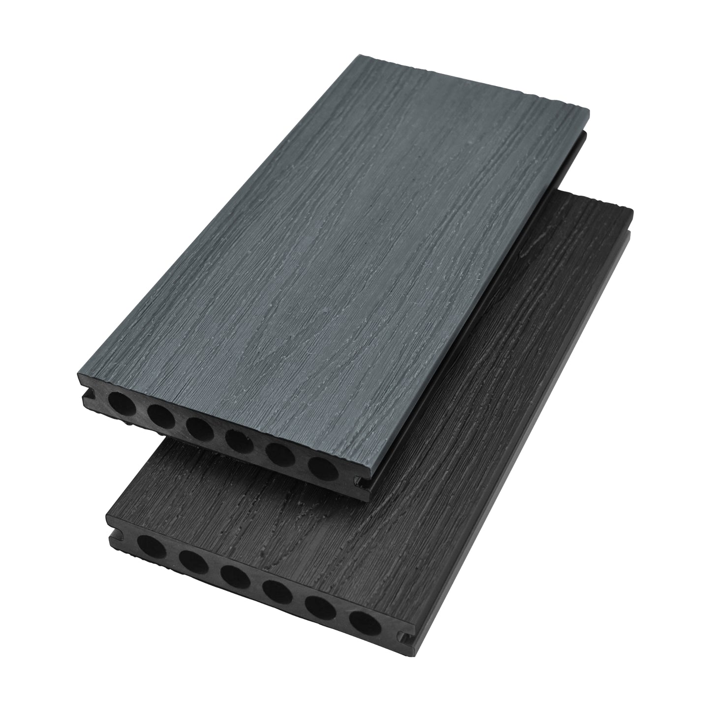 Co-Extrusion Duo Composite Decking Board 3.6m - Light Grey/Anthracite