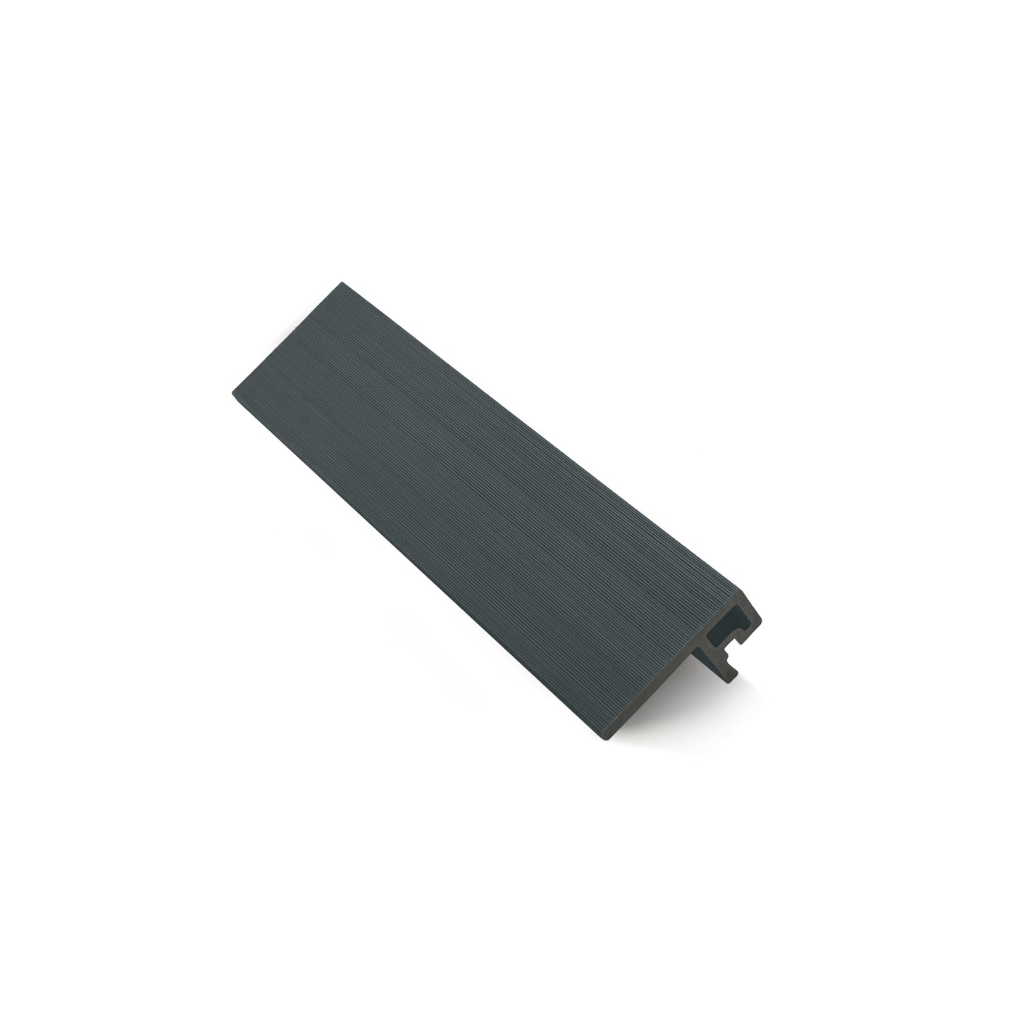 Anthracite Composite Slatted Cladding F Trim