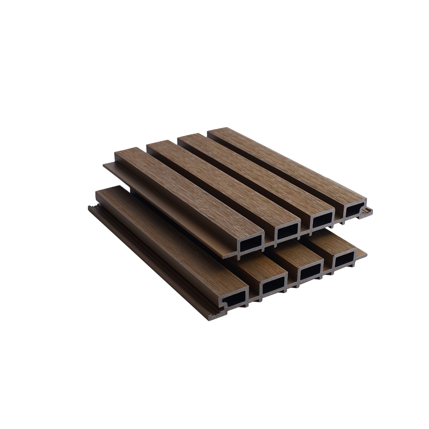 Composite Slatted Cladding – Golden Oak - Series 1