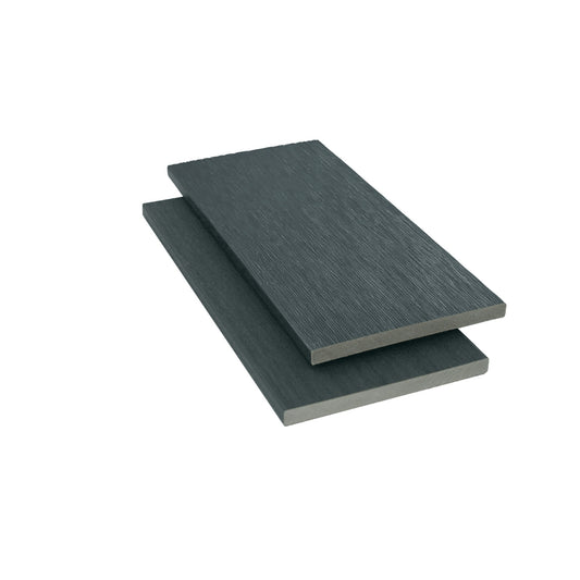 Anthracite Composite Slatted Cladding Fascia Board 3.6m