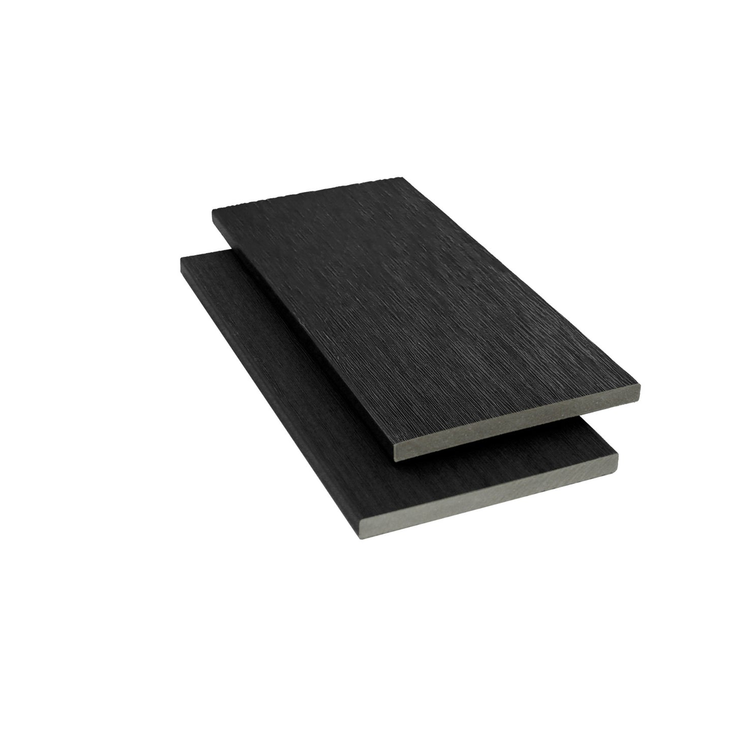 Black Composite Slatted Cladding Fascia Board 3.6m