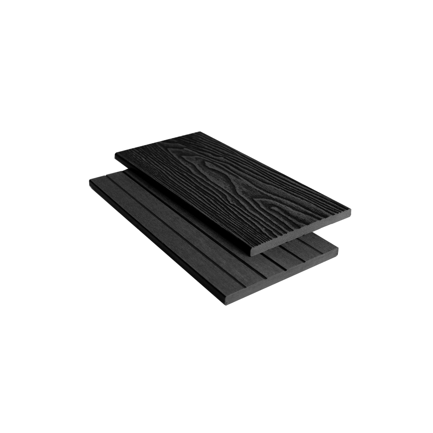 Black Composite Woodgrain Fascia Board 3.6m