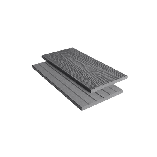 Grey Composite Woodgrain Fascia Board 3.6m - Tuda Grass